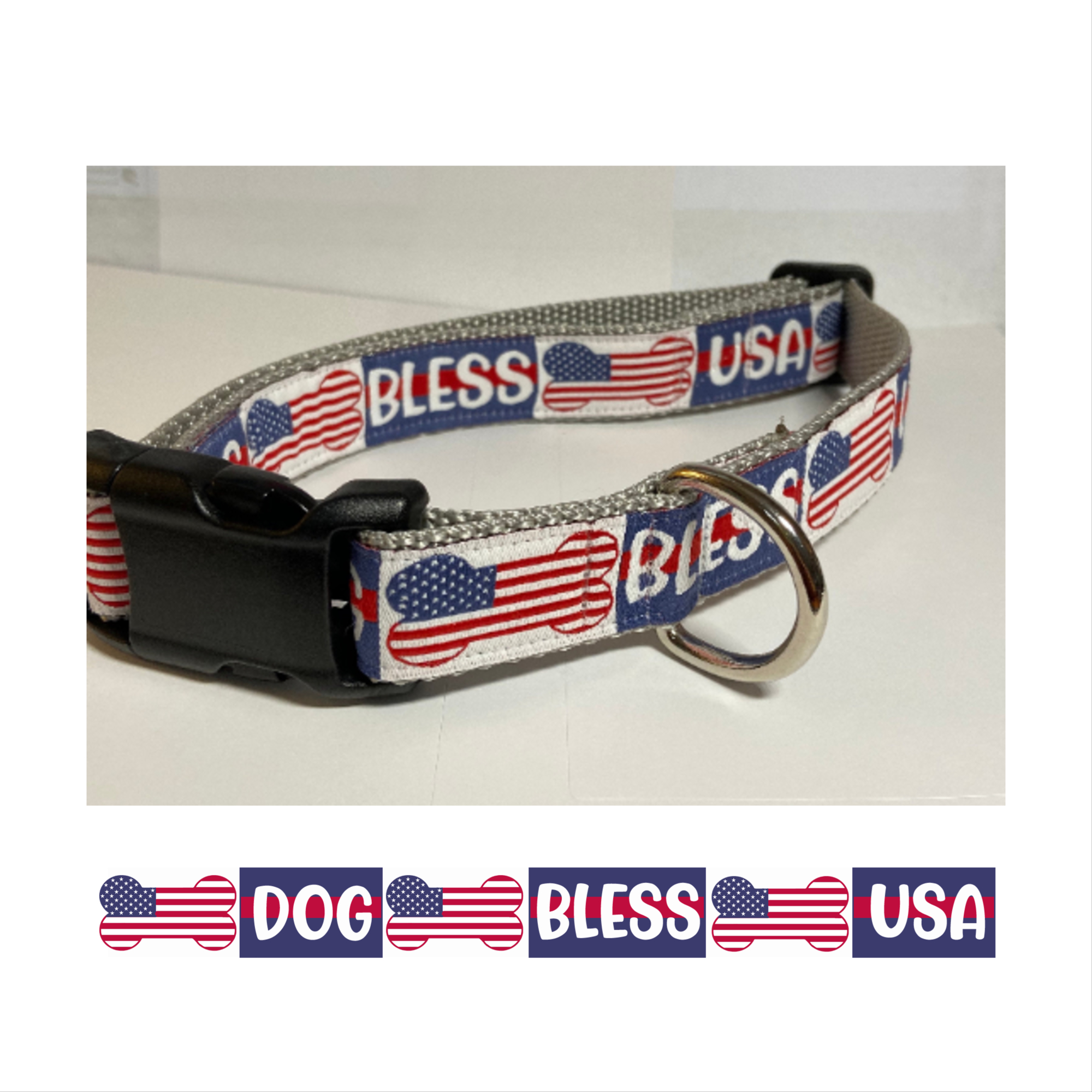 Dog Bless USA Dog Collar